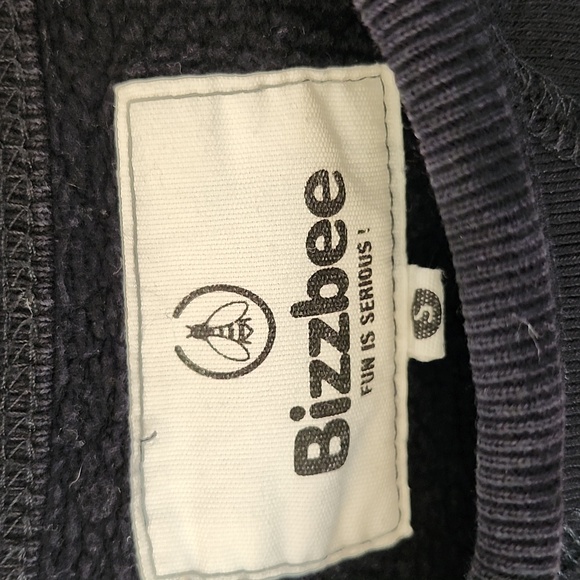 Bizzbee dark navy pullover crew neck sweater size S - Picture 2 of 4